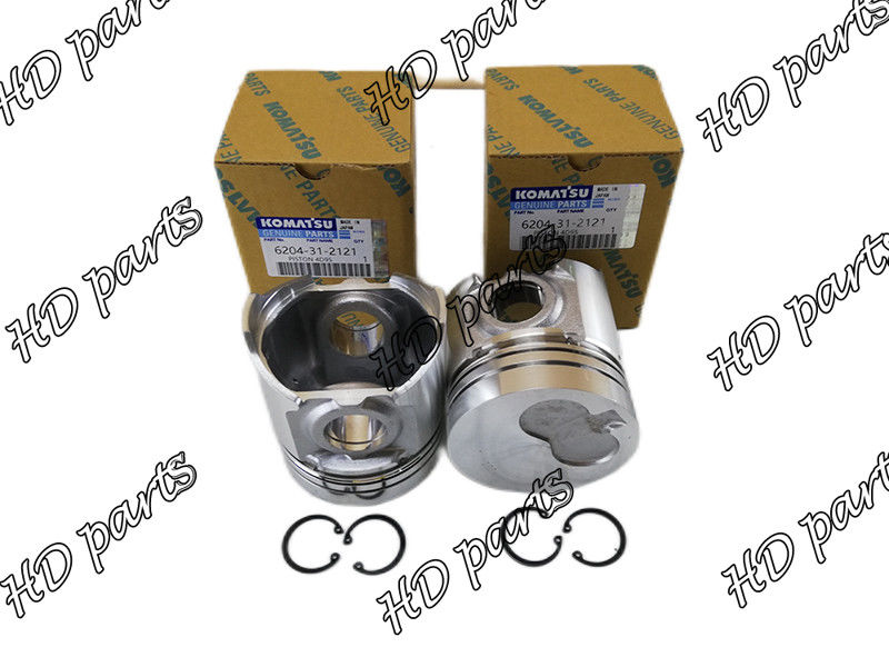 Pít-tông động cơ Diesel 4D95S-W-1 6202-32-2140 6201-32-2121 cao 104mm Dành cho KOMATSU