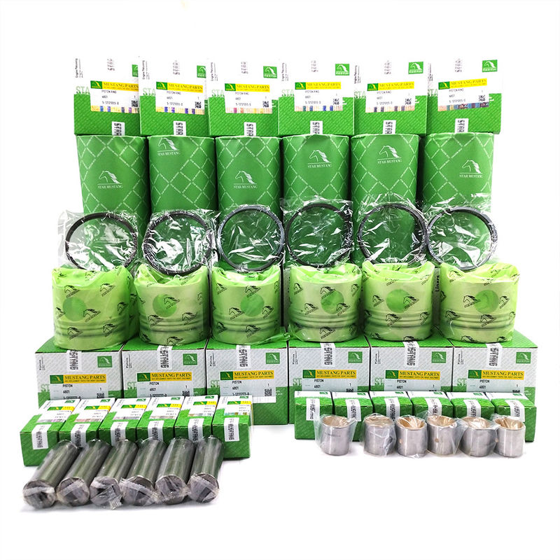 6BD1 Bộ máy pít-tông Liner Cylinder Rign 1-11261118-0 1-12111777-0 5-12121055-0 Cho động cơ thợ đào Isuzu