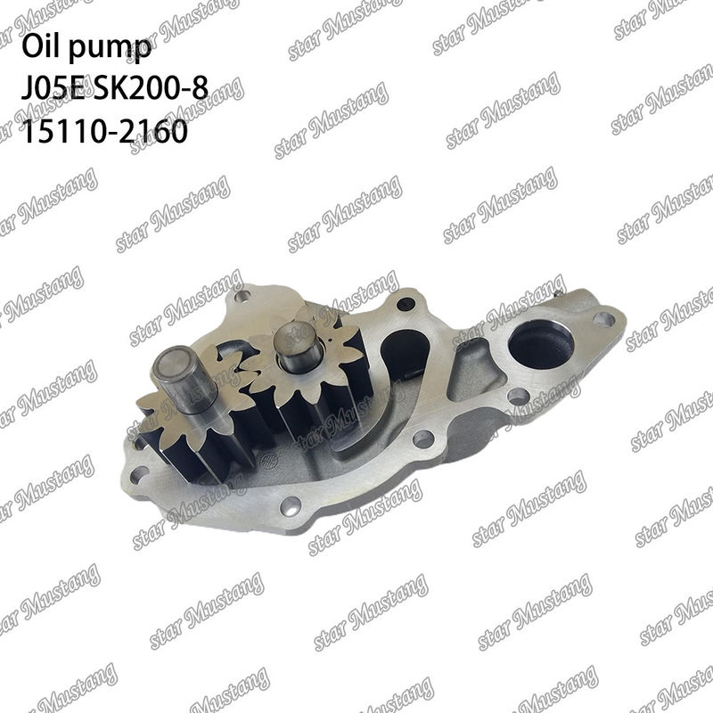 J05E SK200-8 SK210LC-8 SK250-8 SK260LC-8 Bơm dầu động cơ Diesel 15110-2160 15110-2160A cho Hino