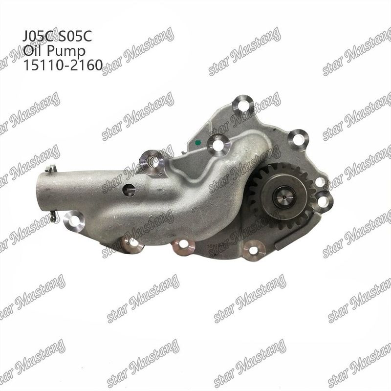 J05C S05C SK200-8 SK210-8 SK250-8 SK260-8 SK260-8E Máy bơm dầu 15110-2160 Đối với các bộ phận sửa chữa động cơ Hino