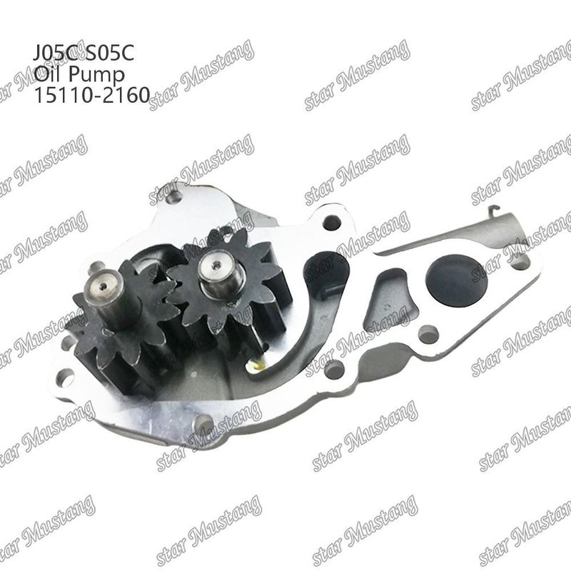 J05C S05C SK200-8 SK210-8 SK250-8 SK260-8 SK260-8E Máy bơm dầu 15110-2160 Đối với các bộ phận sửa chữa động cơ Hino