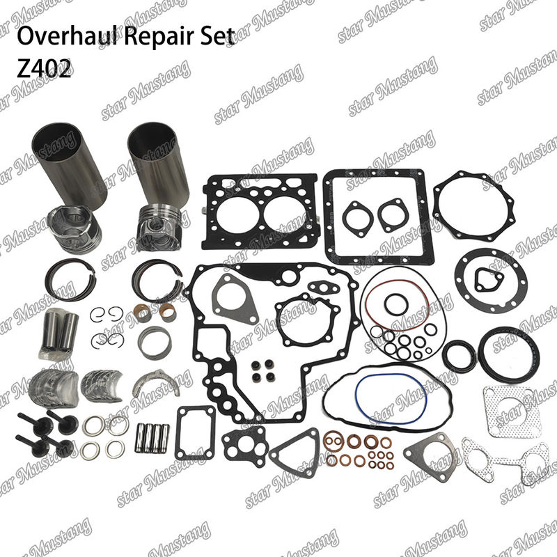 Z402 Overhaul Rebuild Kit Cylinder Liner Piston With Pin Kit Valve Seat Valve Guide Gasket Kit Cho động cơ Kubota