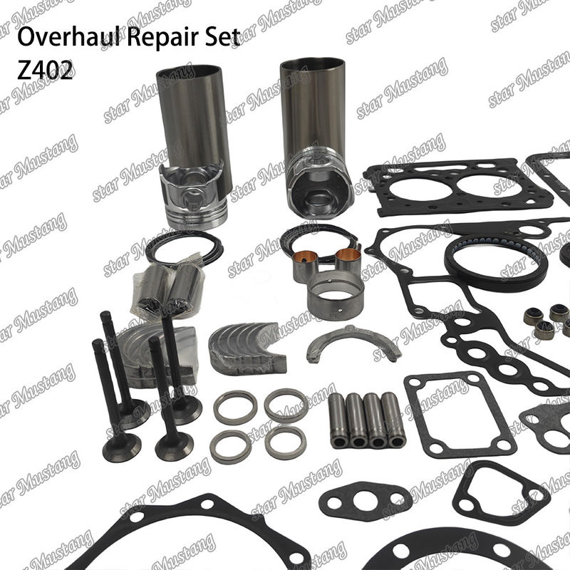 Z402 Overhaul Rebuild Kit Cylinder Liner Piston With Pin Kit Valve Seat Valve Guide Gasket Kit Cho động cơ Kubota