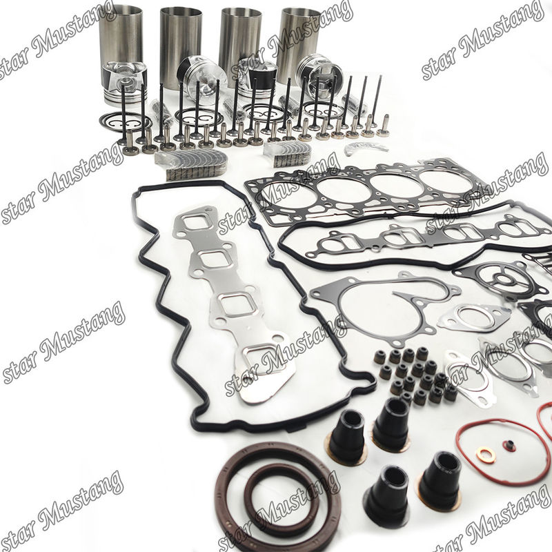 YD25 Sửa chữa xây dựng lại bộ máy xi lanh Liner Piston với Pin Kit Valve Seat Valve Guide Gasket Kit cho động cơ Kubota