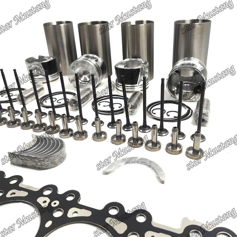 YD25 Sửa chữa xây dựng lại bộ máy xi lanh Liner Piston với Pin Kit Valve Seat Valve Guide Gasket Kit cho động cơ Kubota