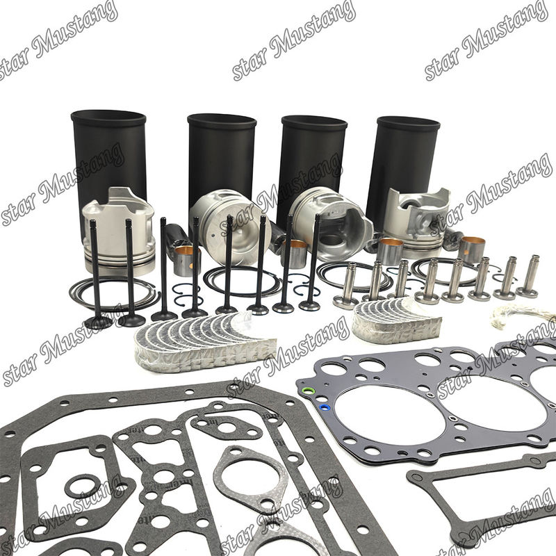 W04DT Sửa chữa xây dựng lại bộ máy xi lanh Liner Piston với Pin Kit Valve Seat Valve Guide Gasket Kit cho động cơ Hino