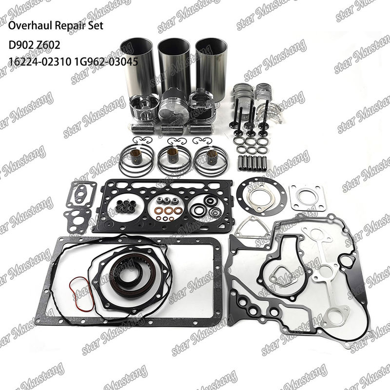 Z602 D902 Bộ sửa chữa tổng quát Bộ lọc xi lanh Bộ máy píton Bộ dán 16224-02310 1J094-21770 1G962-03045 Cho Doosan