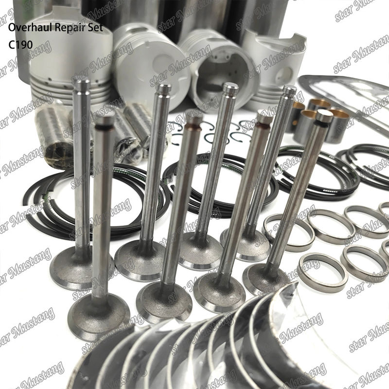 C190 sửa chữa tổng quát Set Cylinder Liner Piston Kit Gaskets Kit Valve Seat Guide Main Bearing Con Rod Bearing cho Isuzu
