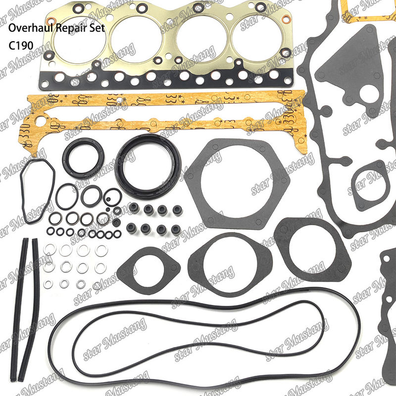 C190 sửa chữa tổng quát Set Cylinder Liner Piston Kit Gaskets Kit Valve Seat Guide Main Bearing Con Rod Bearing cho Isuzu