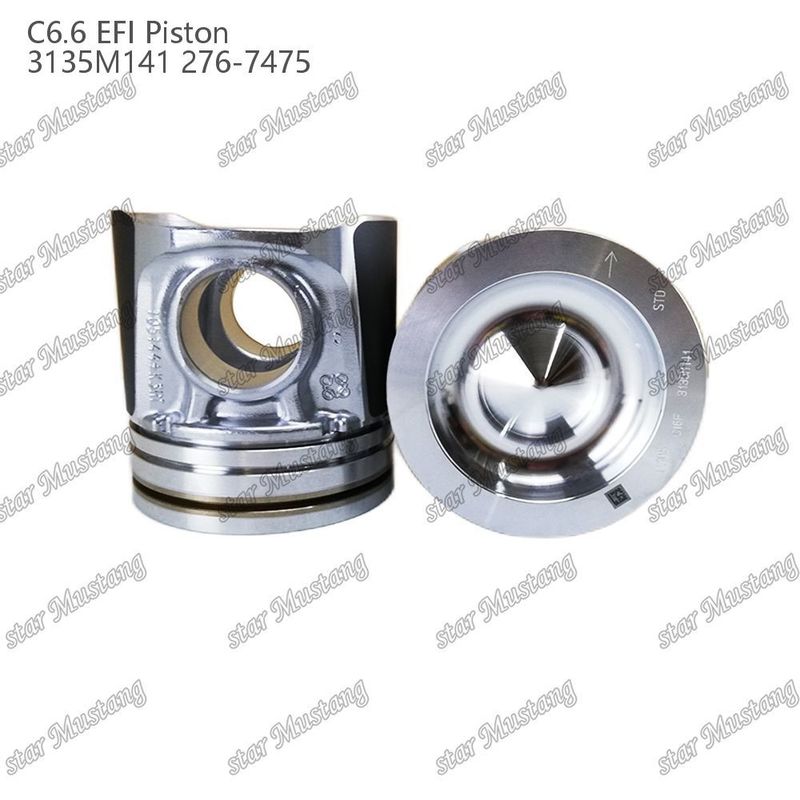 Piston C6.6 EFI 3135M141 276-7475 cho máy đào Perkins Caterpillar và thiết bị kỹ thuật