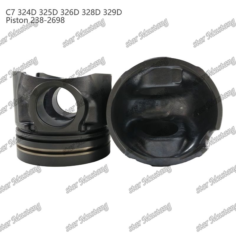 Piston C7 nhôm 324D 325D 326D 328D 329D 238-2698 Cho máy đào Caterpillar và thiết bị kỹ thuật