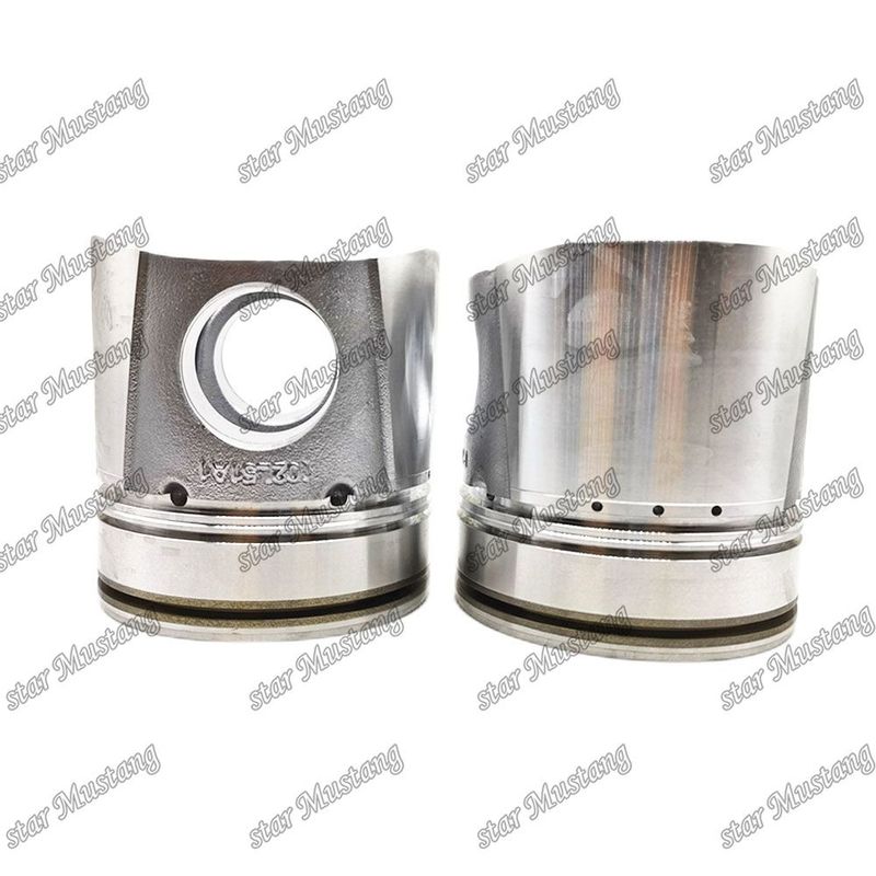 Piston 4BT 4D102 6BT 6BT5.9 6D102 Phòng đốt 50mm 6738-31-2110 6738-31-2111 3957795 3807795 Cho Cummins Komatsu
