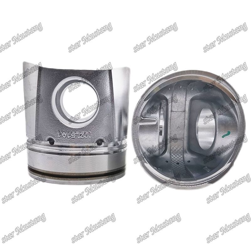 Piston 4BT 4D102 6BT 6BT5.9 6D102 Phòng đốt 50mm 6738-31-2110 6738-31-2111 3957795 3807795 Cho Cummins Komatsu