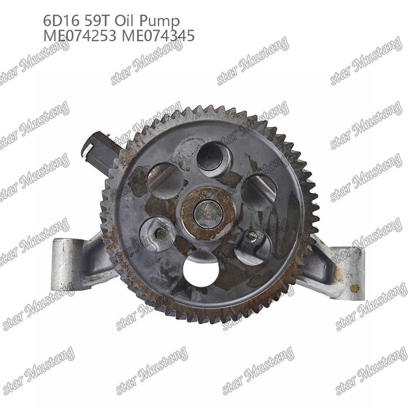 Máy bơm dầu động cơ 6D16 59 răng ME074253 ME074345 Đối với phụ tùng động cơ Mitsubishi