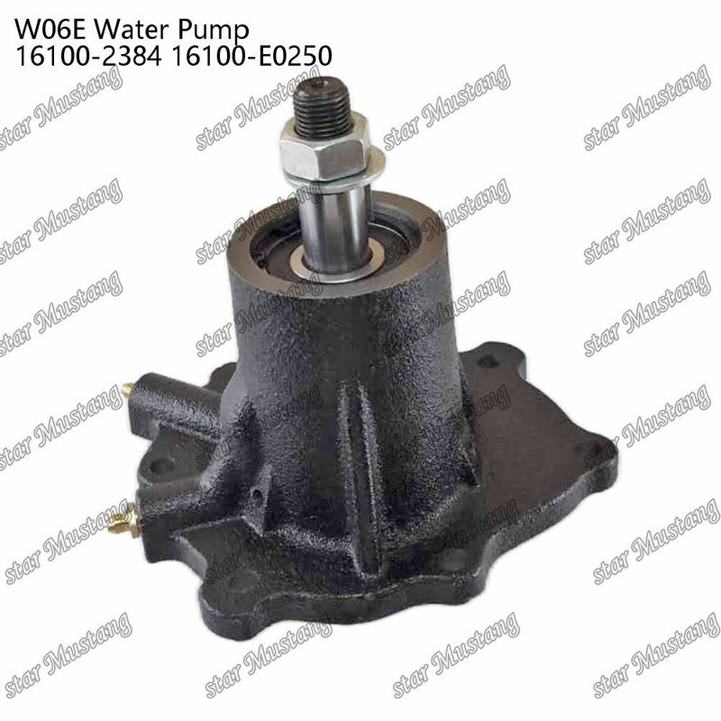 W06E Máy bơm nước động cơ 16100-2384 16100-E0250 Cho phụ tùng động cơ HINO