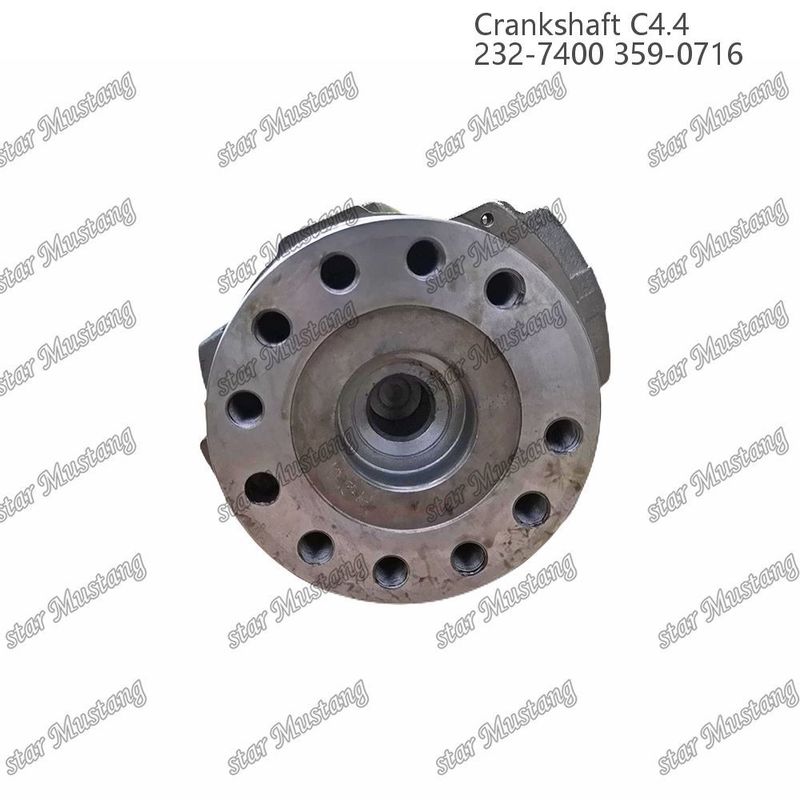 Crankshaft C4.4 thép rèn EFI 63mm với spline 232-7400 359-071 cho bộ phận sửa chữa động cơ diesel Caterpillar