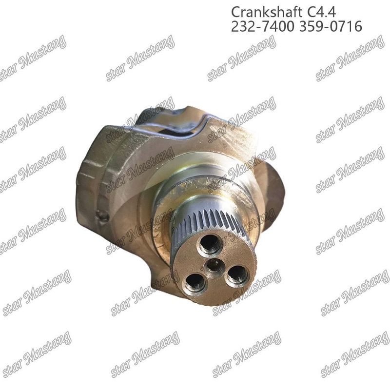 Crankshaft C4.4 thép rèn EFI 63mm với spline 232-7400 359-071 cho bộ phận sửa chữa động cơ diesel Caterpillar