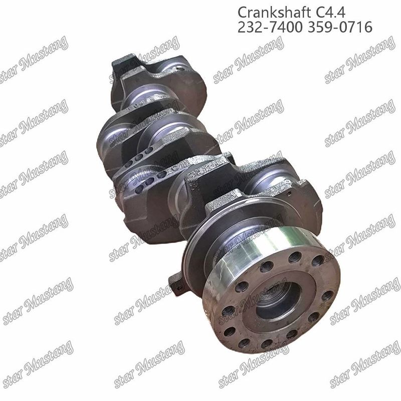 Crankshaft C4.4 thép rèn EFI 63mm với spline 232-7400 359-071 cho bộ phận sửa chữa động cơ diesel Caterpillar