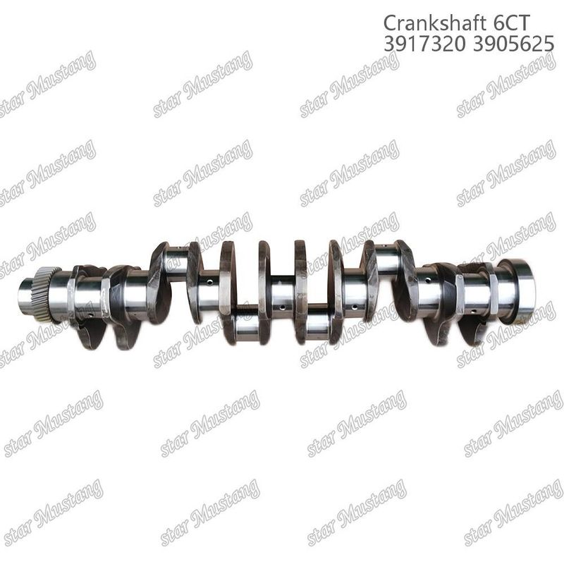 Crankshaft 6CT 3917320 3905625 thép rèn với bánh răng cho bộ phận sửa chữa động cơ diesel Cummins