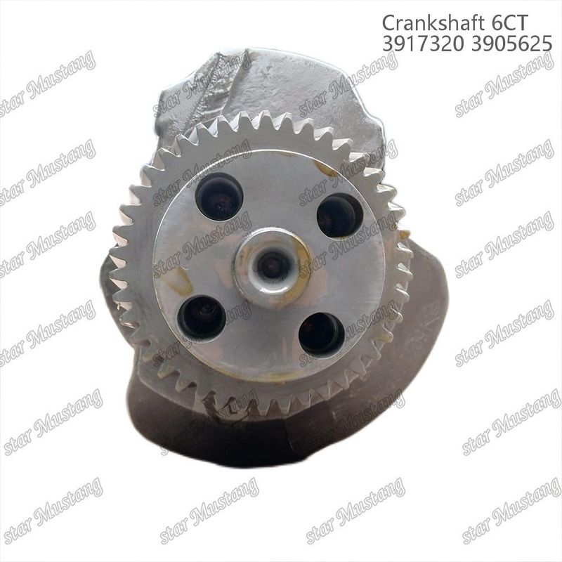 Crankshaft 6CT 3917320 3905625 thép rèn với bánh răng cho bộ phận sửa chữa động cơ diesel Cummins