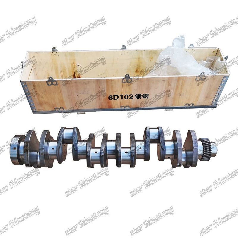 Crankshaft 6D102 6BT 6BT5.9 Thép rèn 6735-01-1310 3907804 3929037 3908032 Cho bộ phận sửa chữa động cơ diesel Cummins