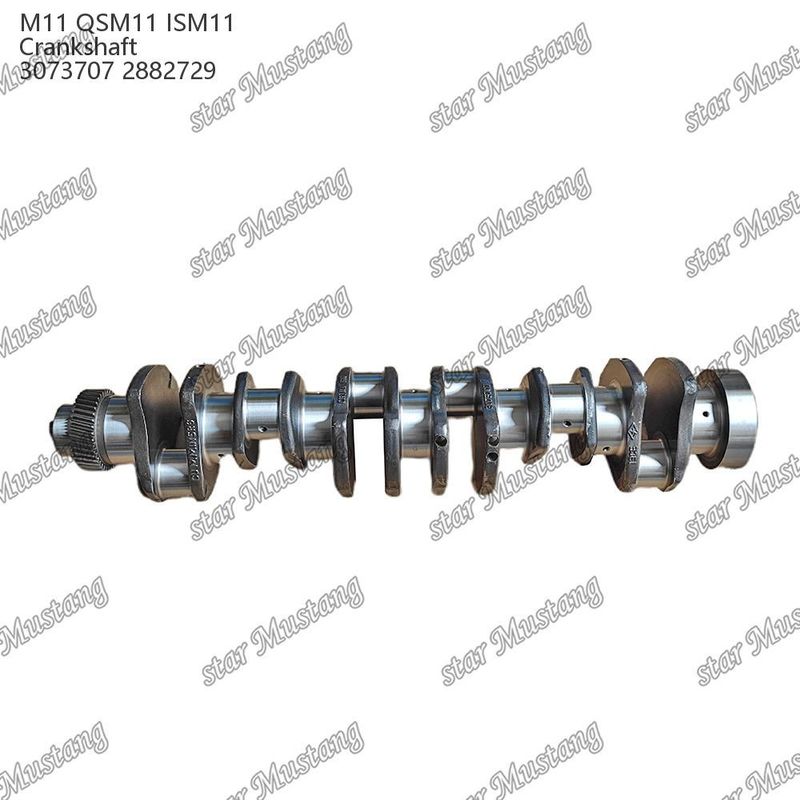 Crankshaft M11 QSM11 ISM11 Thép rèn 3073707 2882729 Cho bộ phận động cơ diesel Cummins