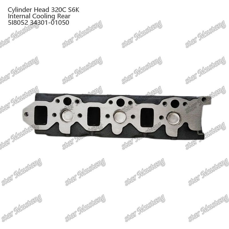 320C S6K Đầu xi lanh động cơ Máy làm mát bên trong phía sau 5I8052 34301-01050 Cho Mitsubishi Cho bộ phận phụ tùng động cơ CAT