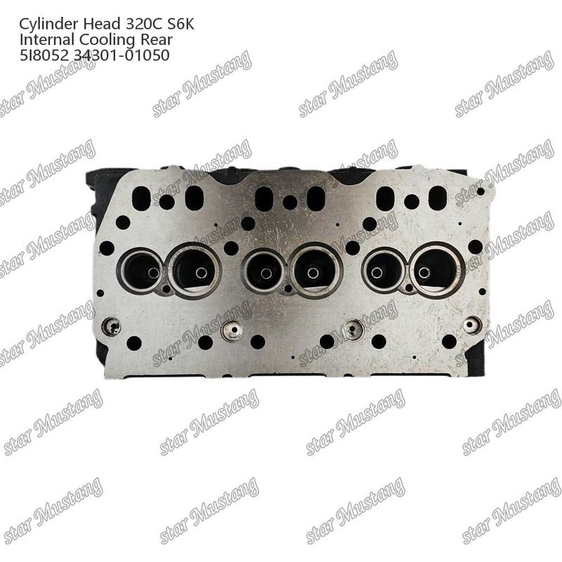 320C S6K Đầu xi lanh động cơ Máy làm mát bên trong phía sau 5I8052 34301-01050 Cho Mitsubishi Cho bộ phận phụ tùng động cơ CAT