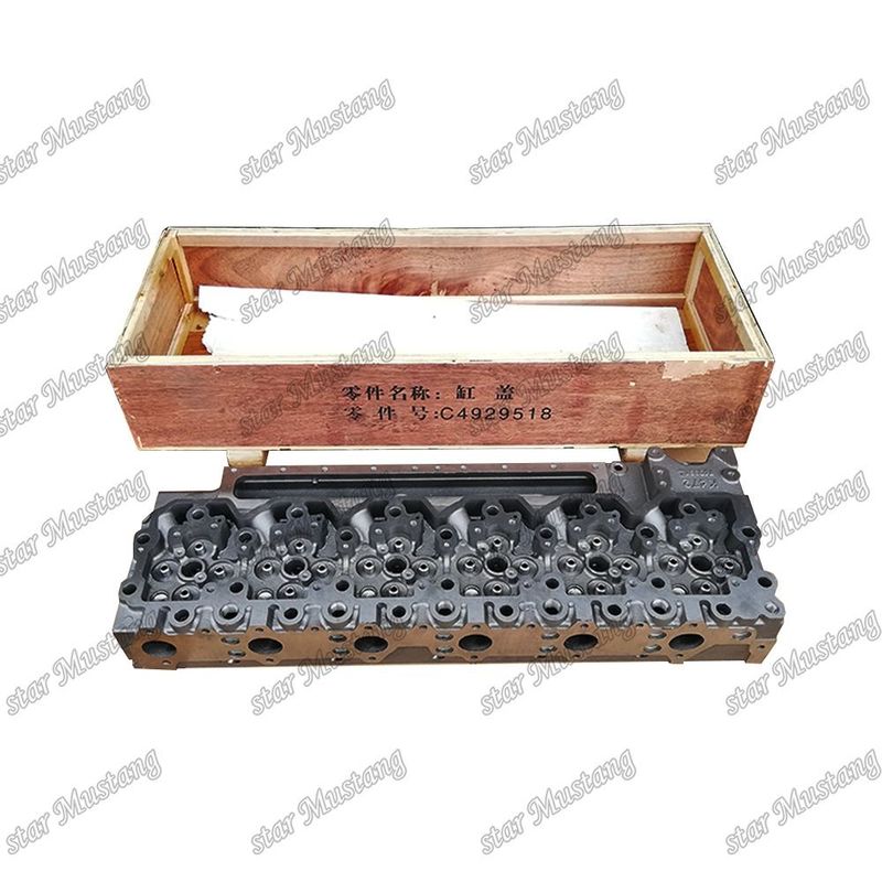 6L 6LT đầu xi lanh động cơ trực tiếp 4929518 Đối với phụ tùng động cơ Cummins