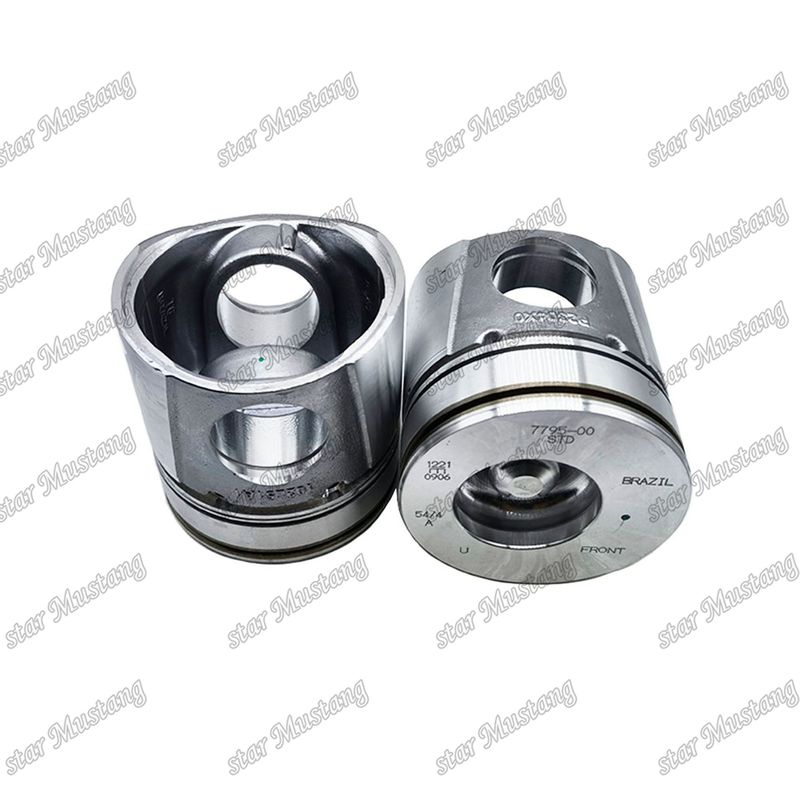 Piston 4BT 4D102 6BT 6BT5.9 6D102 Phòng đốt 50mm 3957795 3807795 Cho bộ phận sửa chữa động cơ diesel Cummins