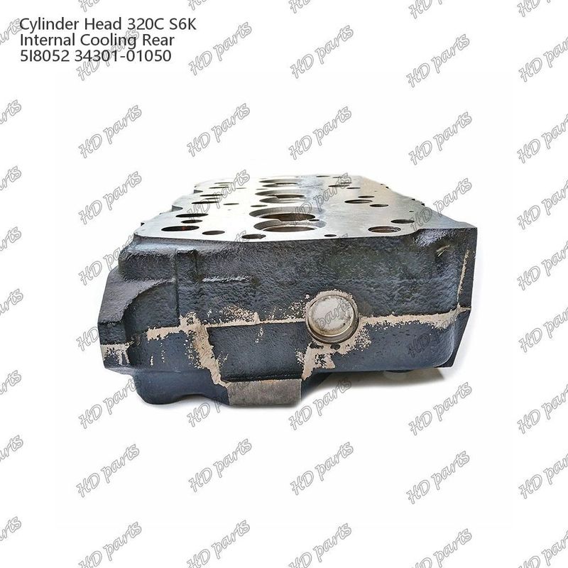 Đầu xi lanh 320C S6K Nội bộ làm mát phía sau 5I8052 34301-01050 Đối với phụ tùng động cơ Mitsubishi