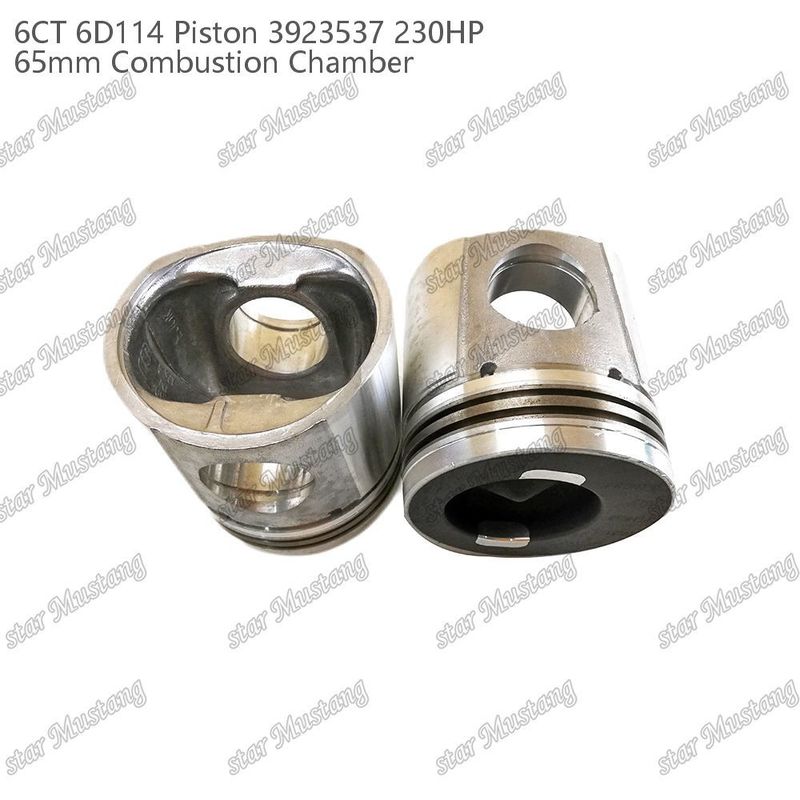 Piston 6CT 6D114 230HP 3923537 65mm Phòng đốt cho bộ phận sửa chữa động cơ diesel Cummins