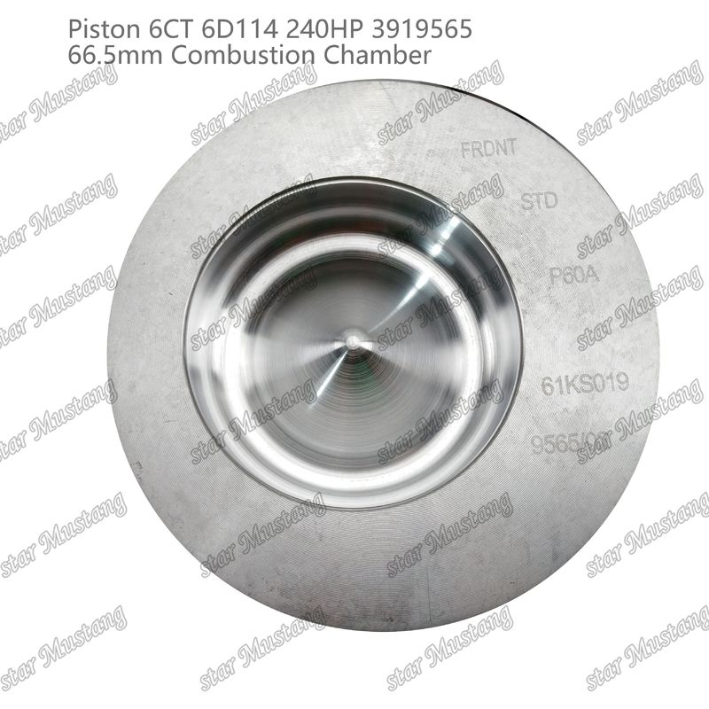 Piston 6CT 6D114 240HP 3919565 Phòng đốt 66,5mm Đối với bộ phận sửa chữa động cơ diesel Cummins