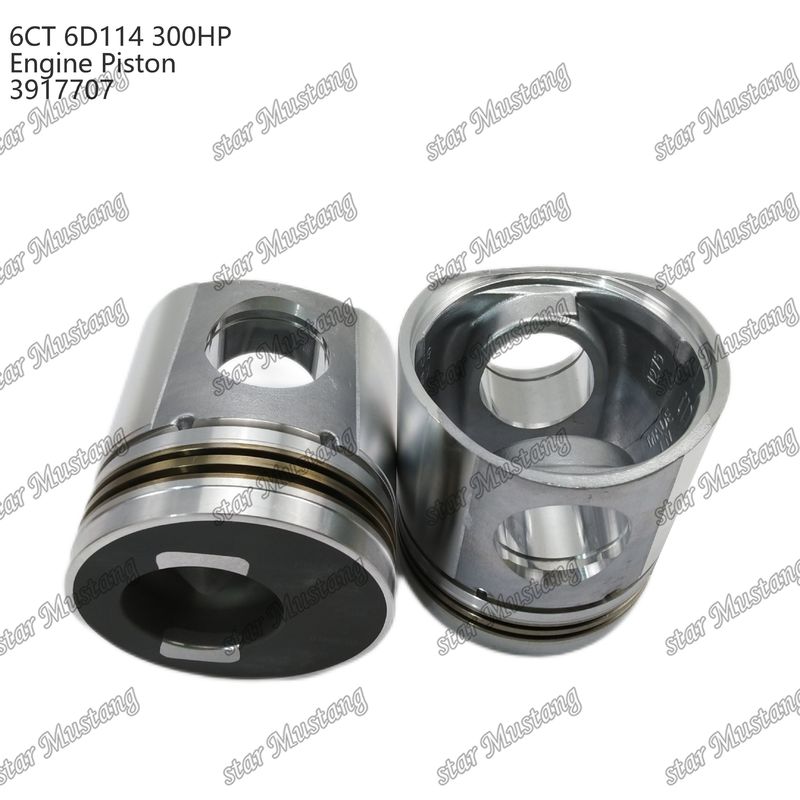 Piston 6CT 6D114 300HP 3917707 55mm Phòng đốt cho bộ phận sửa chữa động cơ diesel Cummins