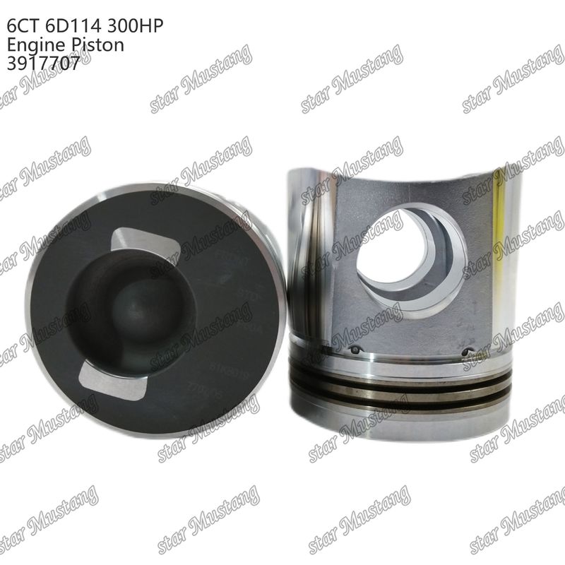 Piston 6CT 6D114 300HP 3917707 55mm Phòng đốt cho bộ phận sửa chữa động cơ diesel Cummins