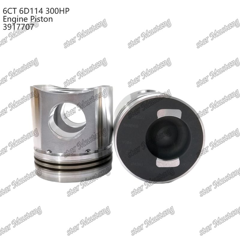 Piston 6CT 6D114 300HP 3917707 55mm Phòng đốt cho bộ phận sửa chữa động cơ diesel Cummins