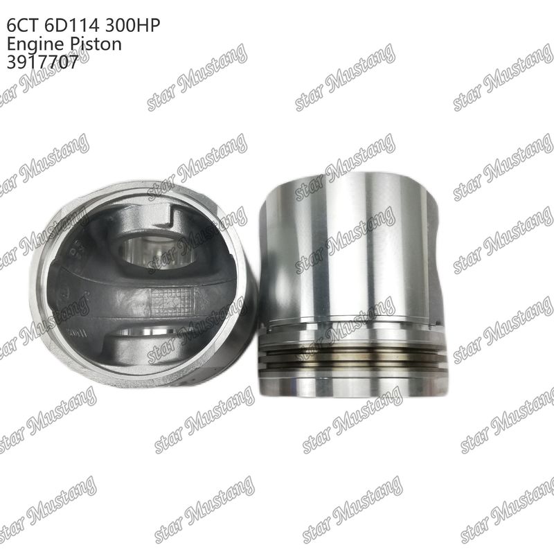 Piston 6CT 6D114 300HP 3917707 55mm Phòng đốt cho bộ phận sửa chữa động cơ diesel Cummins