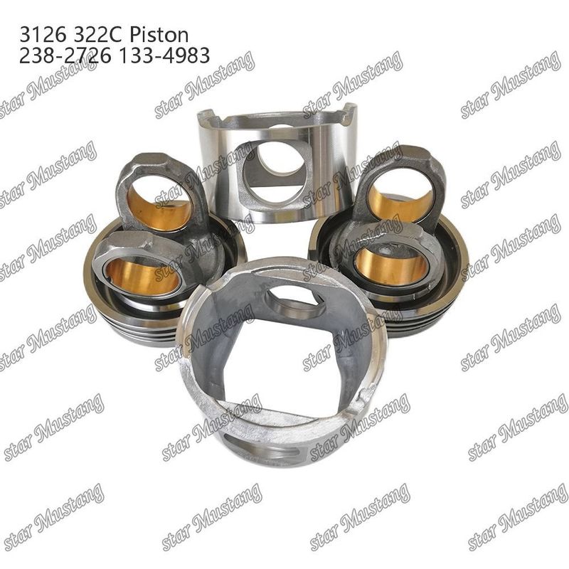 Piston With Pin 3126 322C Khung kích thước 74mm 238-2726 133-4983