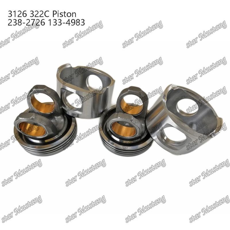 Piston With Pin 3126 322C Khung kích thước 74mm 238-2726 133-4983