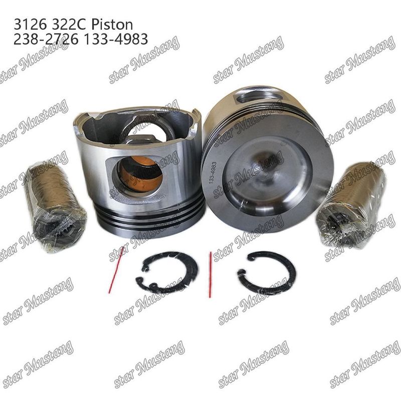 Piston With Pin 3126 322C Khung kích thước 74mm 238-2726 133-4983