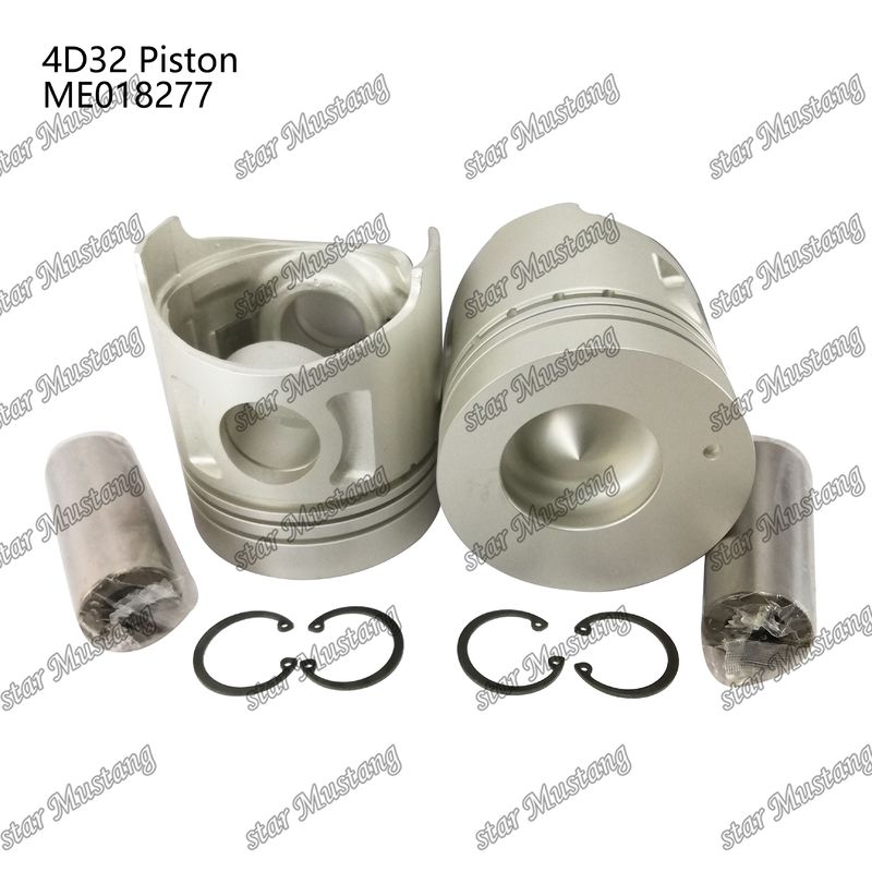 4D32 Phòng piston động cơ Kích thước 52mm Chiều cao 112.3mm 2.8HKx2x4mm ME018277 Đối với phụ tùng động cơ Mitsubishi