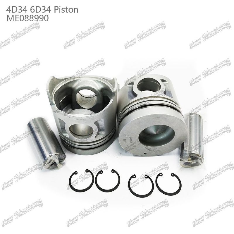 6D34 Engine Piston Pin Hole 36mm With Alfin Without Oil Gallery ME088990 Đối với phụ tùng động cơ Mitsubishi