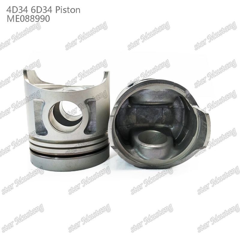 6D34 Engine Piston Pin Hole 36mm With Alfin Without Oil Gallery ME088990 Đối với phụ tùng động cơ Mitsubishi