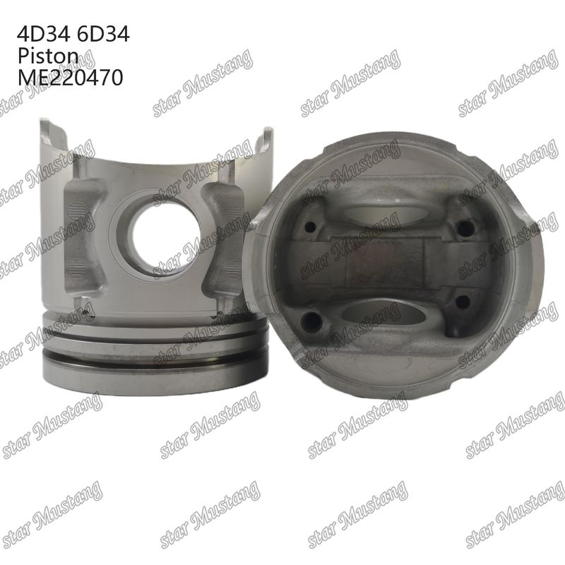 6D34 Engine Piston Pin Hole 36mm With Alfin With Oil Gallery ME220470 Đối với phụ tùng động cơ Mitsubishi