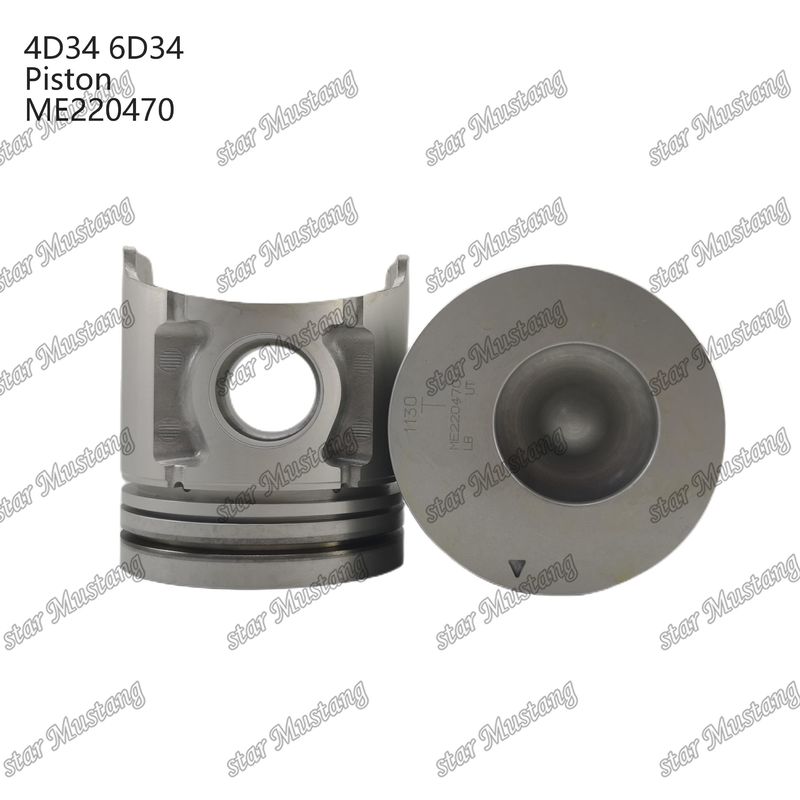 6D34 Engine Piston Pin Hole 36mm With Alfin With Oil Gallery ME220470 Đối với phụ tùng động cơ Mitsubishi