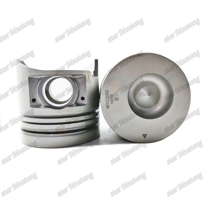 6D16 Phòng piston động cơ Kích thước 59mm 3×2.5×4mm Pin Hole 38mm ME072062 ME072064 Đối với phụ tùng động cơ Mitsubishi