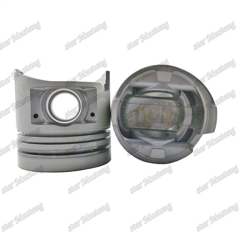 6D16 Phòng piston động cơ Kích thước 59mm 3×2.5×4mm Pin Hole 38mm ME072062 ME072064 Đối với phụ tùng động cơ Mitsubishi