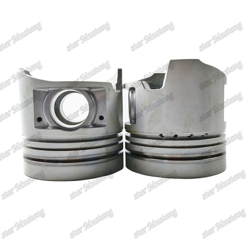 6D16 Phòng piston động cơ Kích thước 59mm 3×2.5×4mm Pin Hole 38mm ME072062 ME072064 Đối với phụ tùng động cơ Mitsubishi