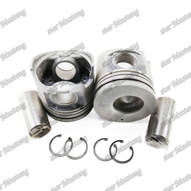6D16T Phòng piston động cơ Kích thước 57mm 3kx2.5x4mm lỗ chân 42mm ME300199 Cho phụ tùng động cơ Mitsubishi