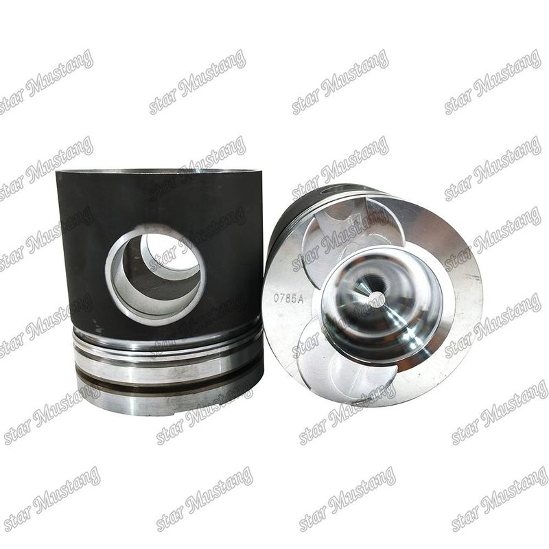 Piston D1146 Flat bottom 65.02501-0785A Đối với Doosan Diesel Engine Repair Parts